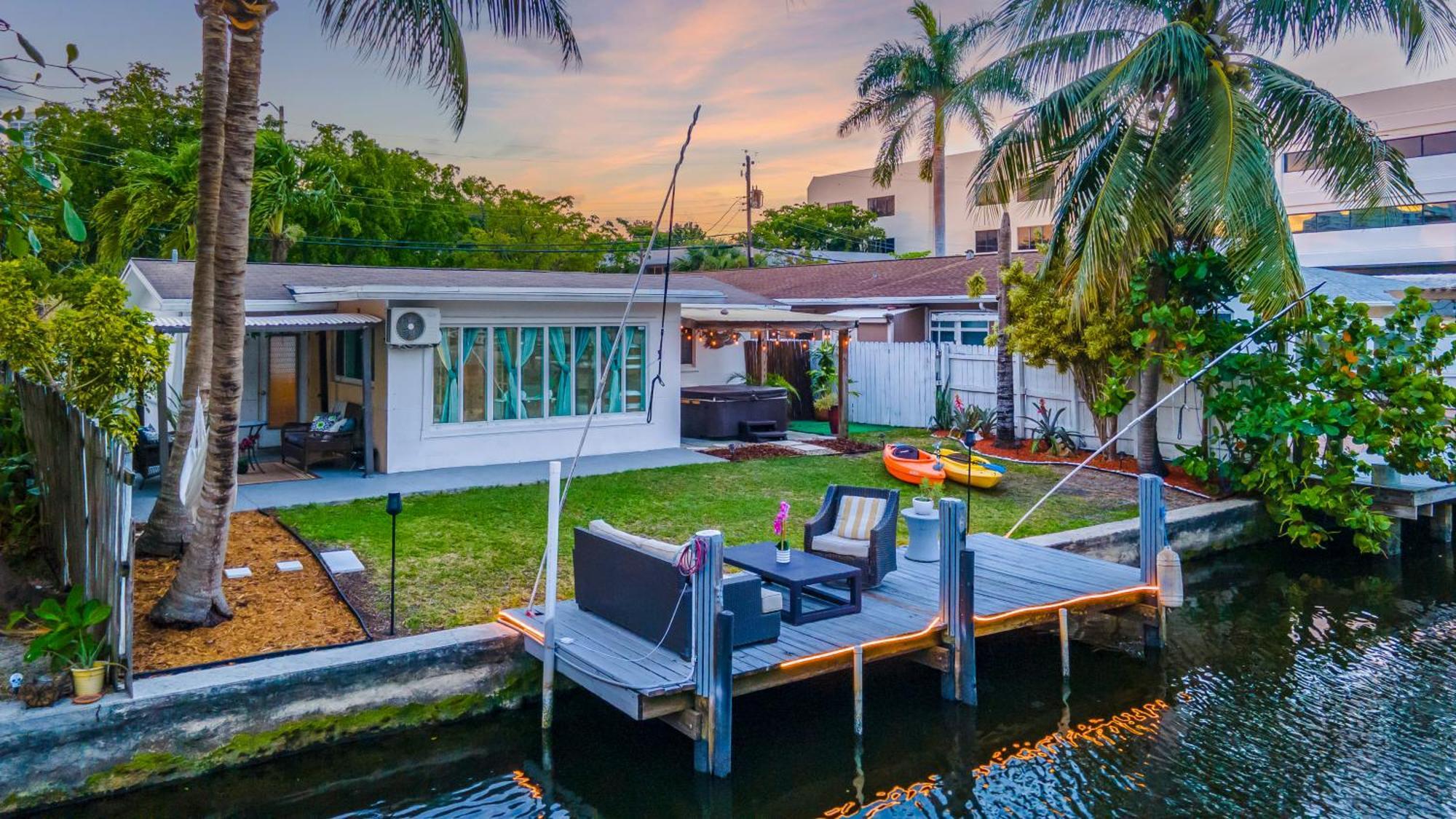 Riverwalk Villa I Private Dock & Hot Tub Fort Lauderdale Luaran gambar